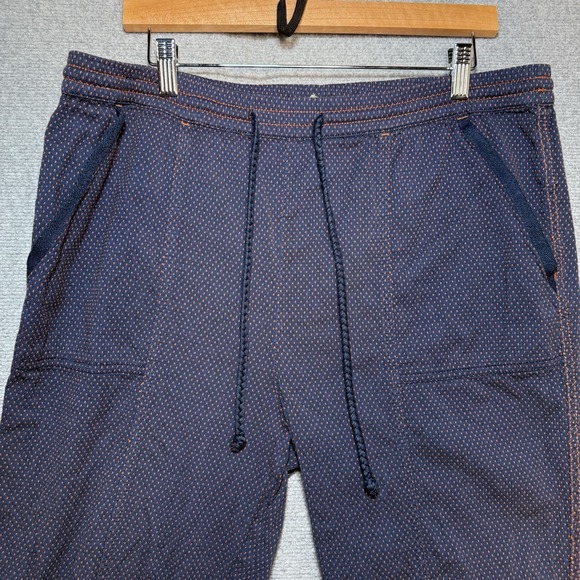 Anthropologie Other - Anthropologie Pants Size Large Dylan Speckled Jogger Navy Blue/Orange  Highrise